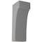 Ekena Millwork 3 1/2"W x 4"D x 10"H Clarksville Wood Vintage Decor Bracket, Pebble Grey BKTWD04X04X10CVPG - alternate 1
